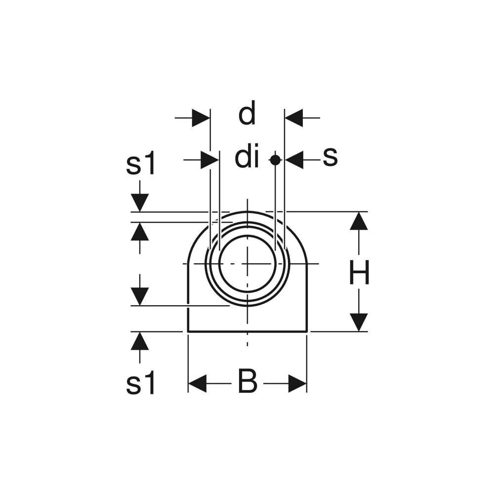 Geberit Mepla Systemrohr ML, exzentrisch vorgedämmt, Rollenware Außendurchmesser 16m... GEBERIT-601138001 4025416545095 (Abb. 7)