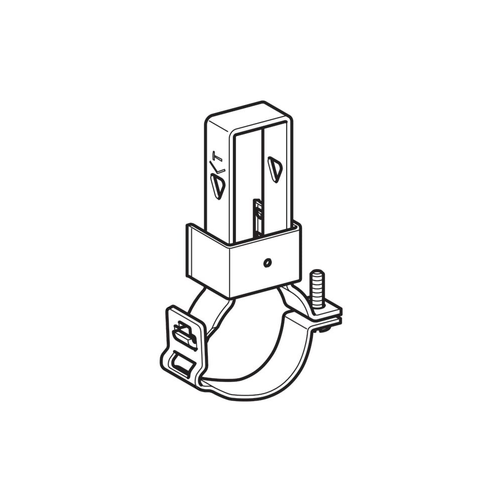 Geberit Pluvia Rohrschelle verstellbar, mit Sicherungsbügel di 200mm, di1 208mm, DN ... GEBERIT-370861261 4025416646259 (Abb. 3)