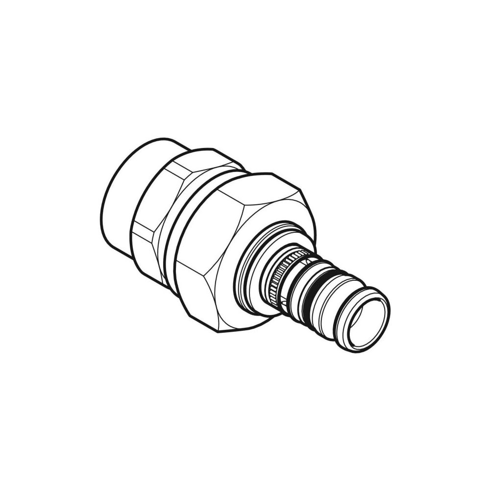 Geberit Mepla Übergangsverschraubung mit Innengewinde Außendurchmesser 20mm... GEBERIT-602595005 4025416679301 (Abb. 2)