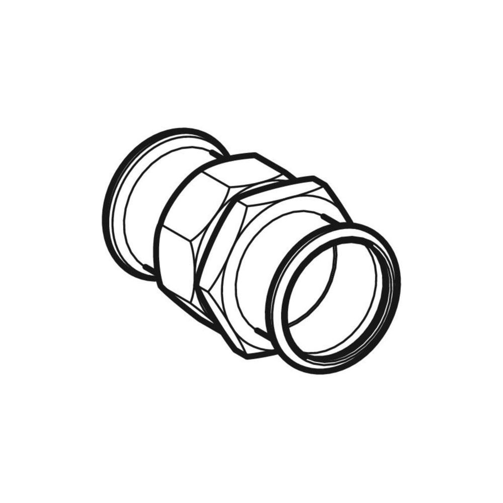 Geberit Mapress Edelstahl Verschraubung mit Überwurfmutter aus Chrom-Nickel-Stahl d 28mm... GEBERIT-35393 4024723353935 (Abb. 3)