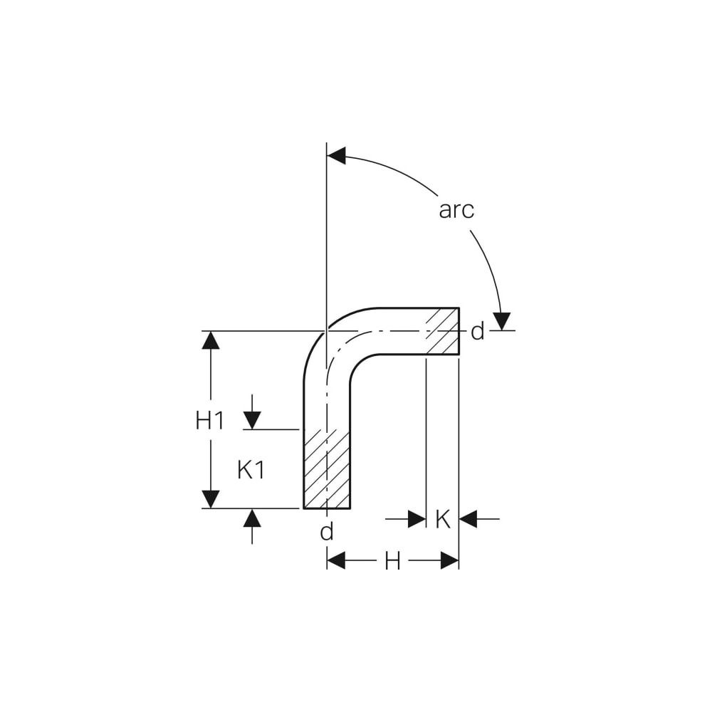 Geberit Mapress Edelstahl Passbogen 90 Grad, Außendurchmesser 88,9mm... GEBERIT-30090 4024723300908 (Abb. 5)