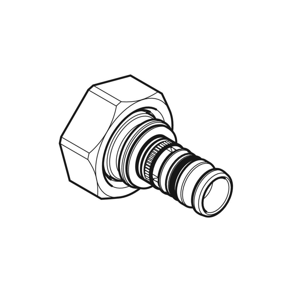 Geberit Mepla Verteilerabgang für Eurokonus, d 16mm, G 3/4″, Rotguss bleifrei... GEBERIT-601623005 4025416829751 (Abb. 3)