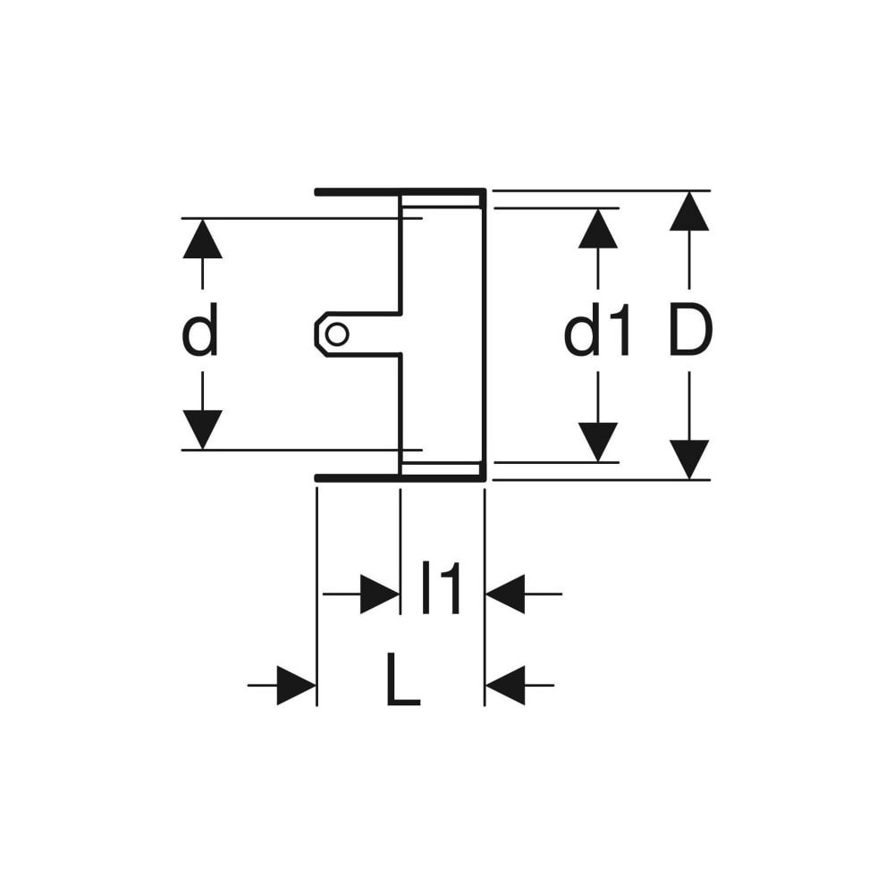 Geberit Rohrschott 90 Plus EN Außendurchmesser 63/75mm... GEBERIT-348331002 4025410906076 (Abb. 5)
