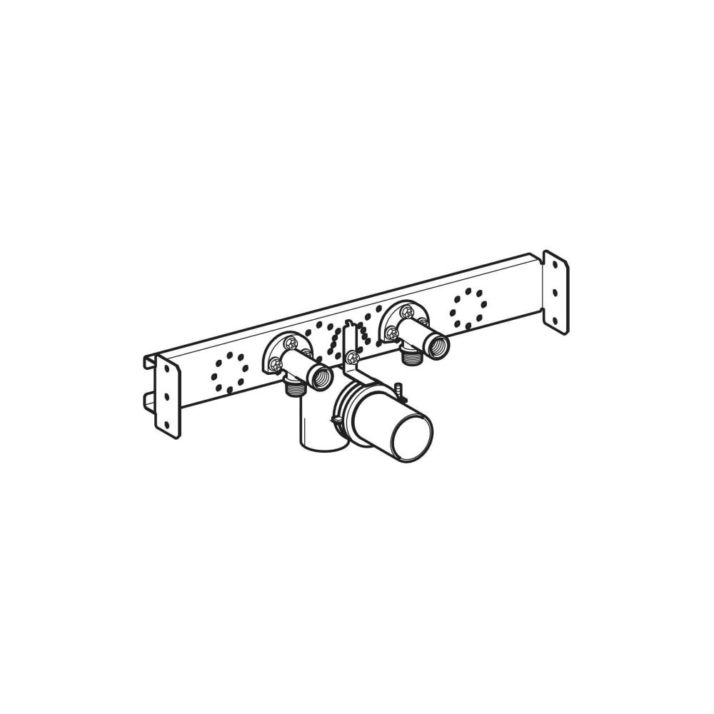 Geberit Duofix Traverse für Standarmatur, Küchenspüle, für Trockenbau... GEBERIT-111774001 4025416620556 (Abb. 6)