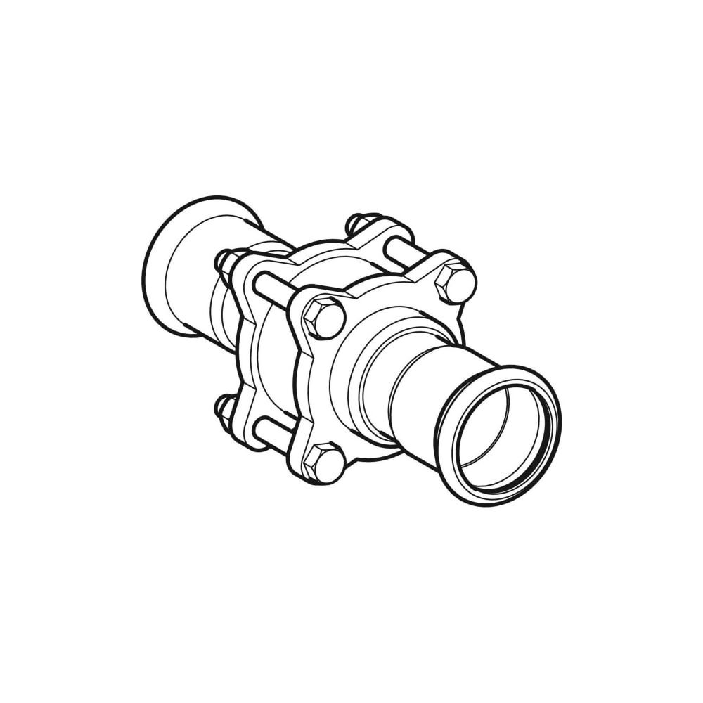 Geberit Mapress Edelstahl Rückschlagventil geflanscht Außendurchmesser 108mm, 16 bar... GEBERIT-92149 4024723921493 (Abb. 3)