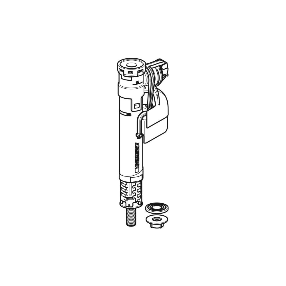 Geberit Typ 360 Füllventil Wasseranschluss unten 3/8", Nippel aus Messing... GEBERIT-281214001 4025416840763 (Abb. 3)