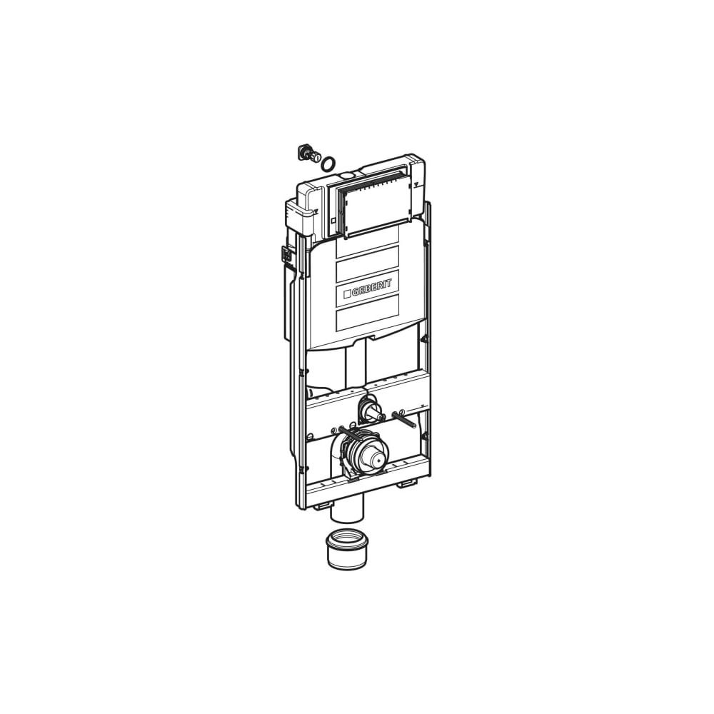 Geberit GIS Element für Wand-WC 114cm, Sigma Unterputzspülkasten 12cm... GEBERIT-461311005 4025416846192 (Abb. 6)