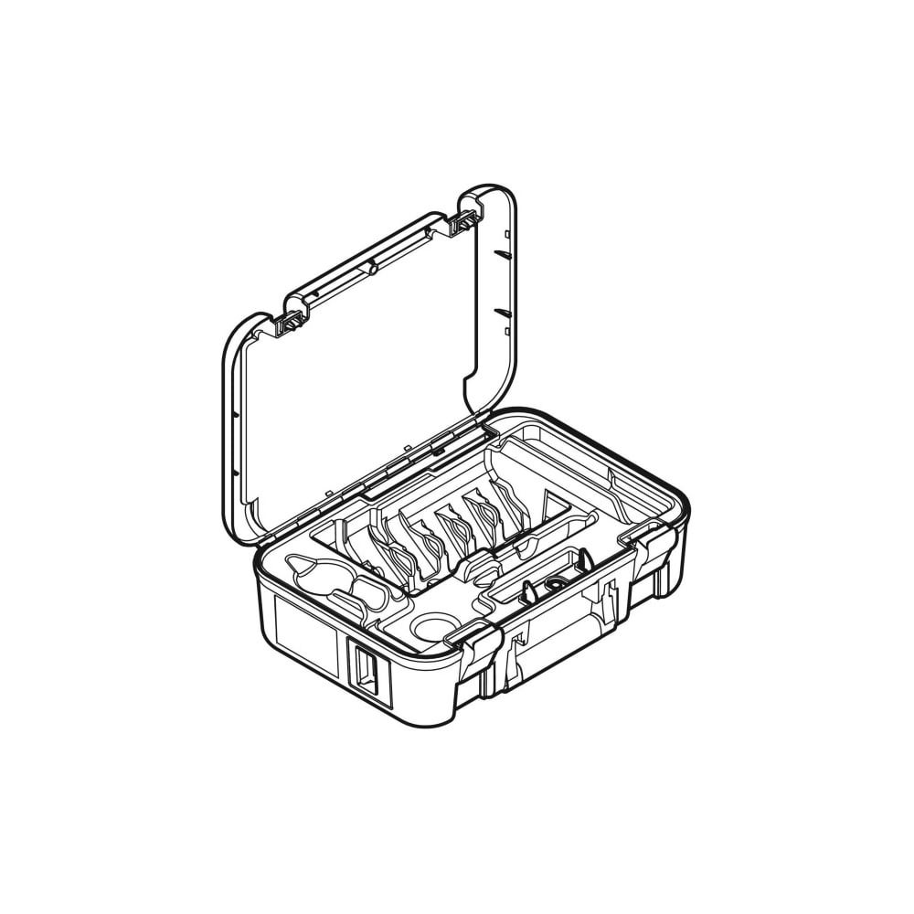 Geberit Koffer für Pressbacken Typ 2, Typ 3, mit Einsatz 10C-II ABS... GEBERIT-691137001 4025416929093 (Abb. 3)