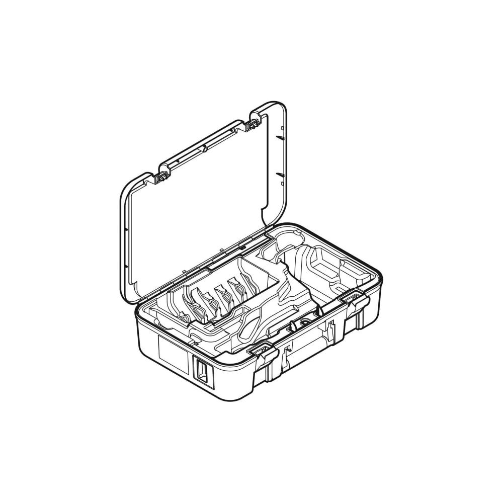 Geberit Koffer für Pressgeräte Typ 2, Typ 3, Netzbetrieb, mit Einsatz 20B-IV ABS... GEBERIT-691135001 4025416929529 (Abb. 3)
