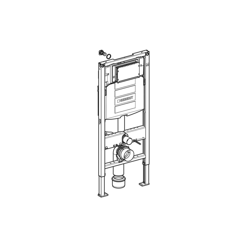 Geberit Duofix Element für Wand-WC 112cm, für Trockenbau, mit Sigma Unterputzspülkas... GEBERIT-111300005 4025416846208 (Abb. 6)