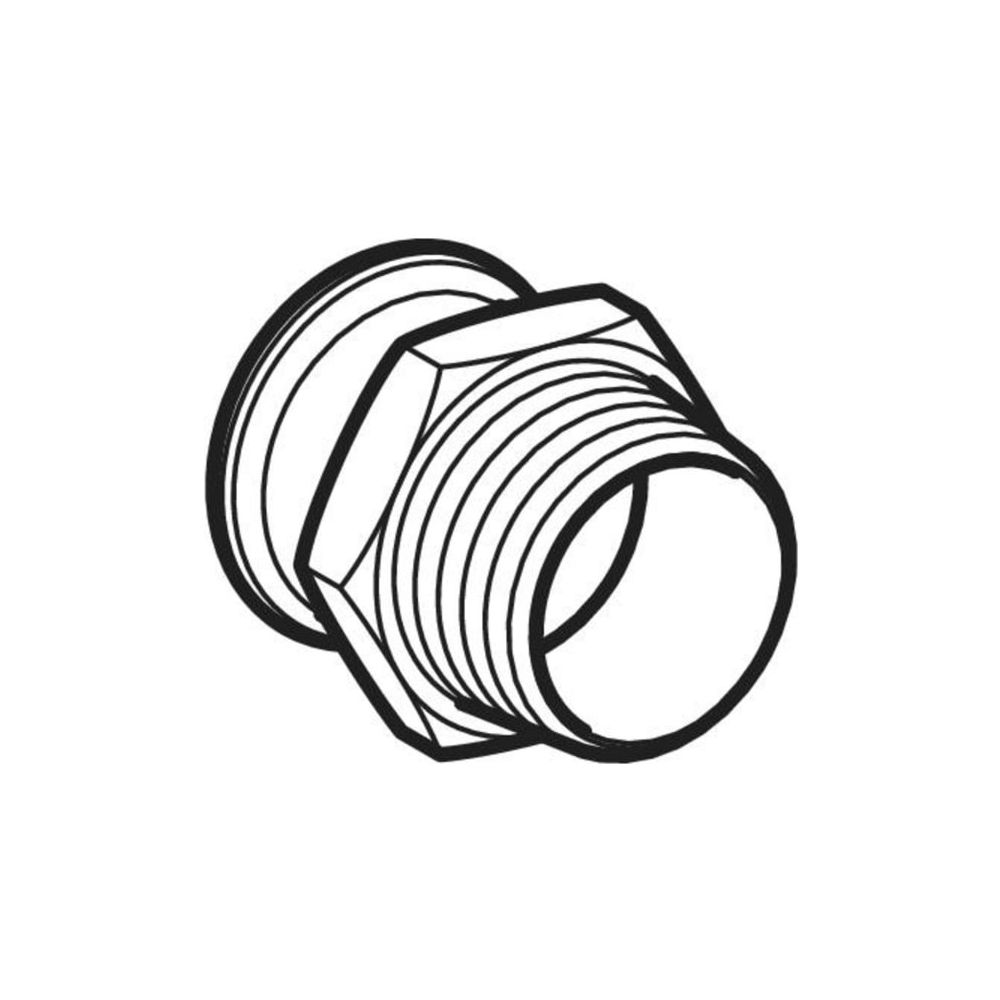 Geberit Mapress Edelstahl Übergang mit Außengewinde D 28mm, R 1", 31708... GEBERIT-31708 4024723317081 (Abb. 7)