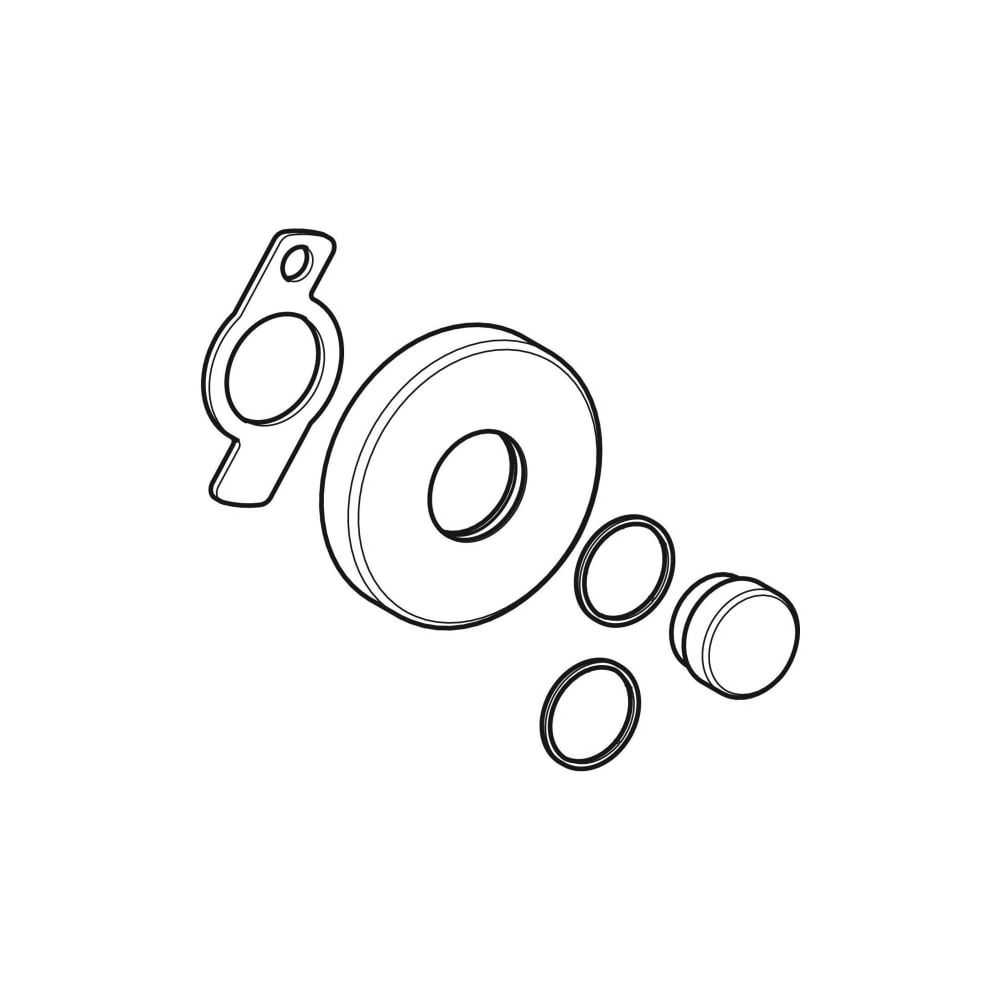 Geberit Set Abdeckrosette für Unterputz-Kugelhahn DN 8/12/15/20, Hochglanz verchromt... GEBERIT-241083211 4025416555957 (Abb. 3)