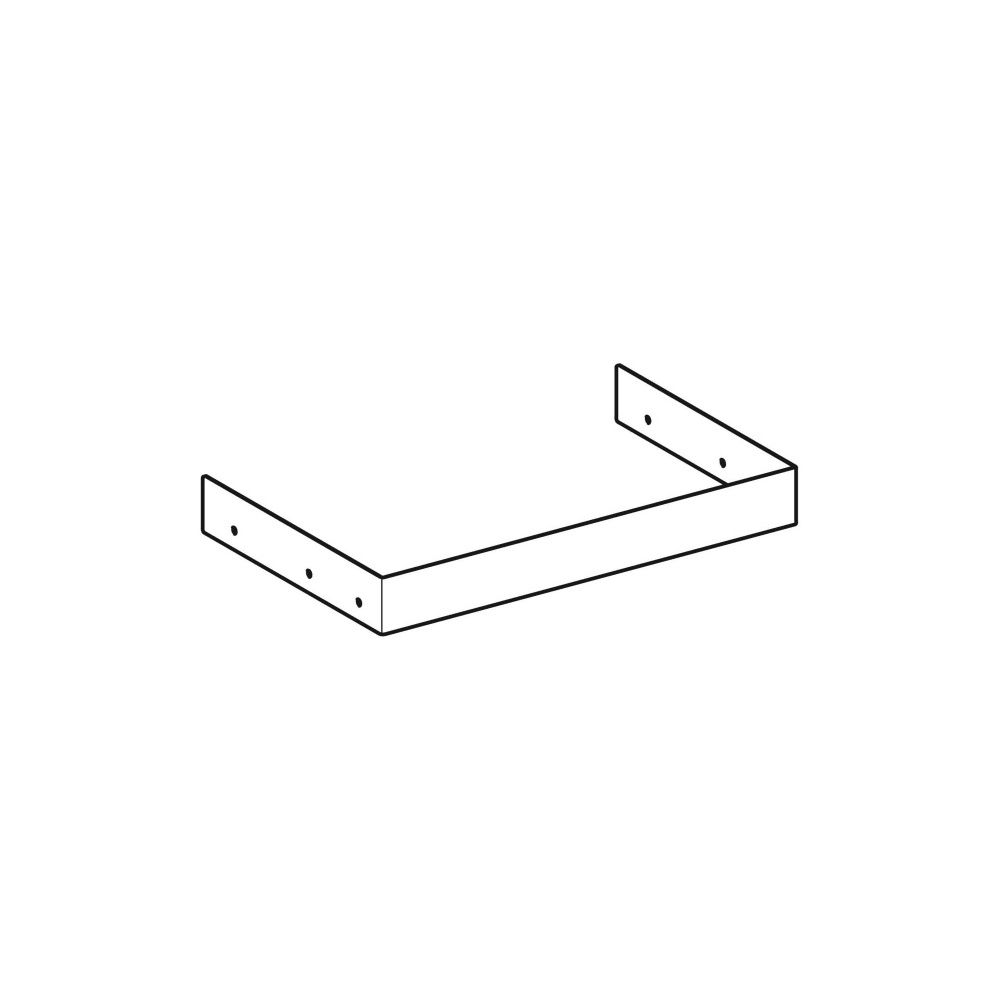 Geberit Distanzleiste für Unterschrank für Handwaschbecken Waschtisch 45cm, Schwarz... GEBERIT-243794161 4025416853336 (Abb. 1)