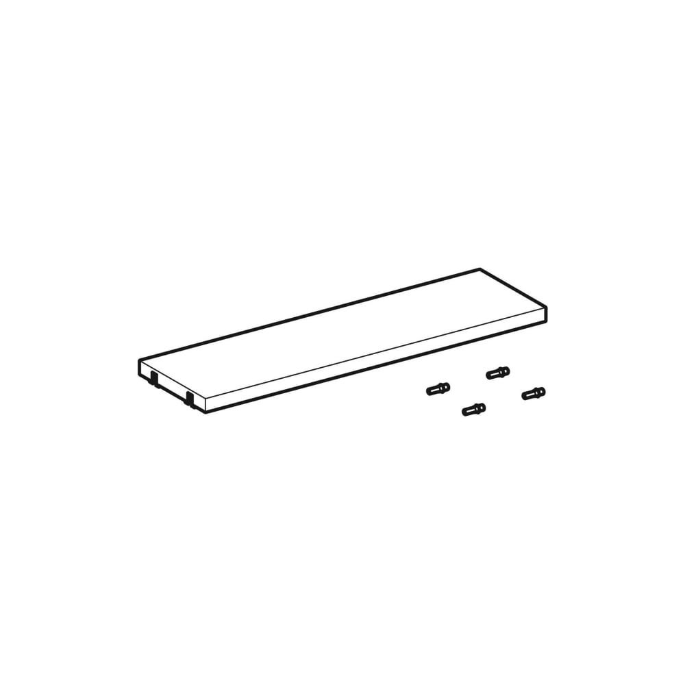 Geberit Einlegeboden für Hochschrank, mit Regalbolzen, Breite 45cm... GEBERIT-243892001 4025416821229 (Abb. 3)