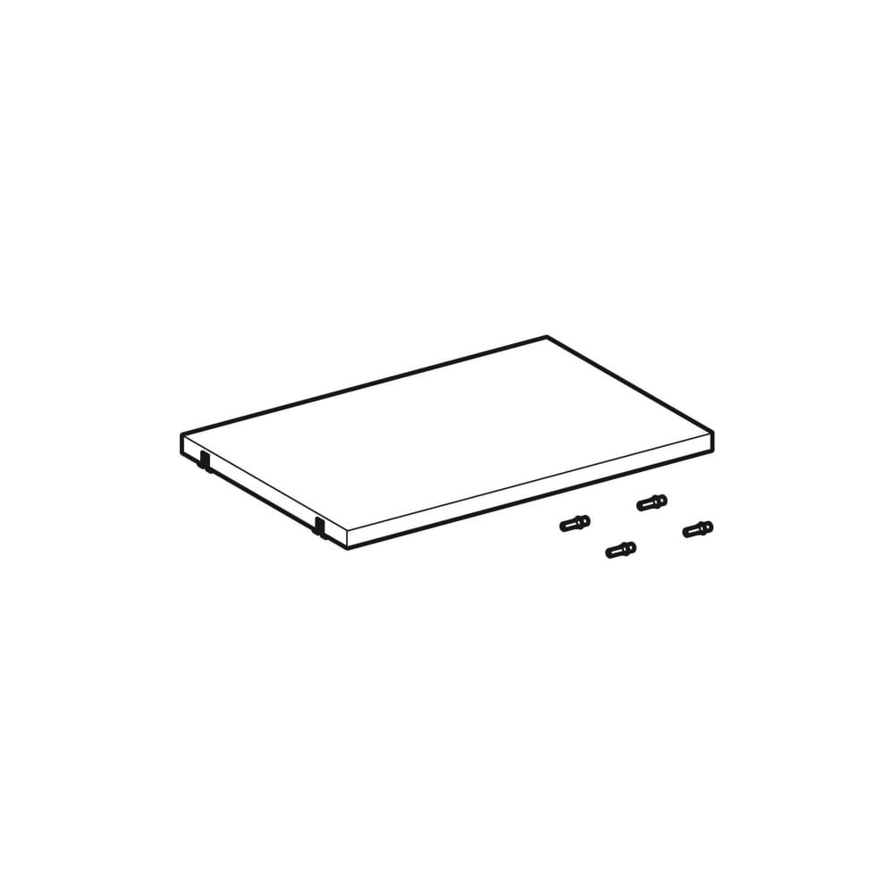 Geberit Einlegeboden klein, mit Regalbolzen, für Hochschrank... GEBERIT-243877001 4025416820932 (Abb. 3)