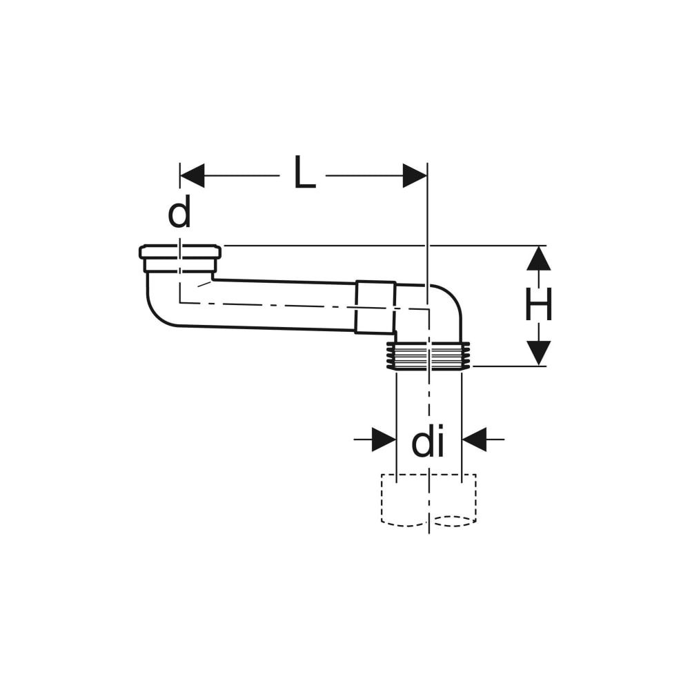 Geberit PVC Versprungbogen d 90mm, di 100–105,6mm, Grau... GEBERIT-388350291 4025416758488 (Abb. 5)