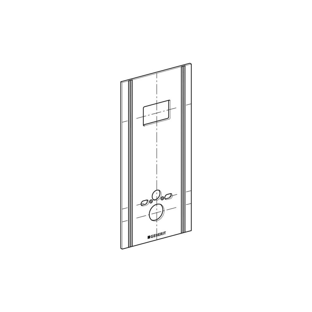 Geberit GIS Paneel für Wand-WC, für Sigma Unterputz-Spülkästen... GEBERIT-461058001 4025416362159 (Abb. 2)