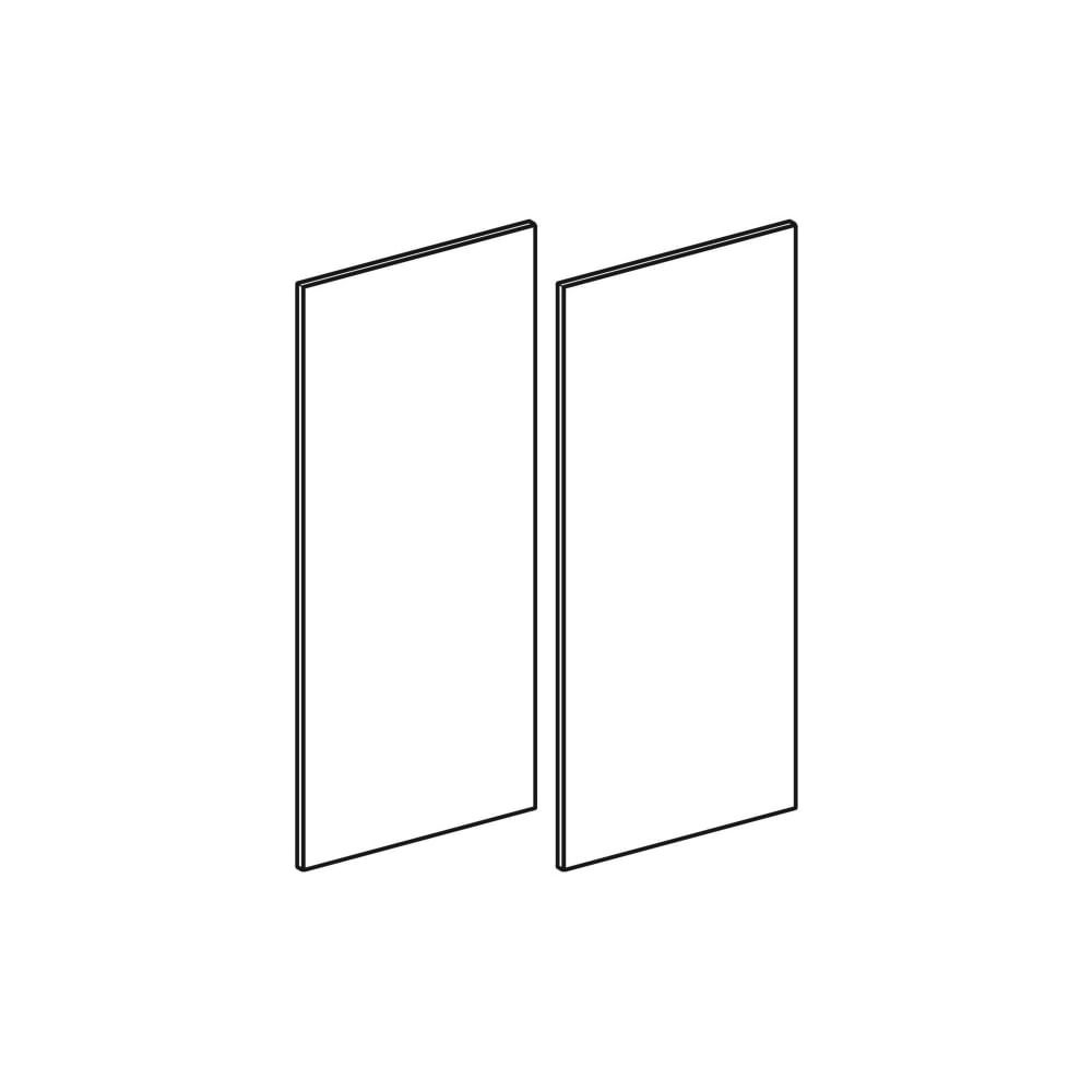 Geberit Set Türen für Spiegelschrank, Breite 75cm, 2 Stück... GEBERIT-243815001 4025416853916 (Abb. 1)
