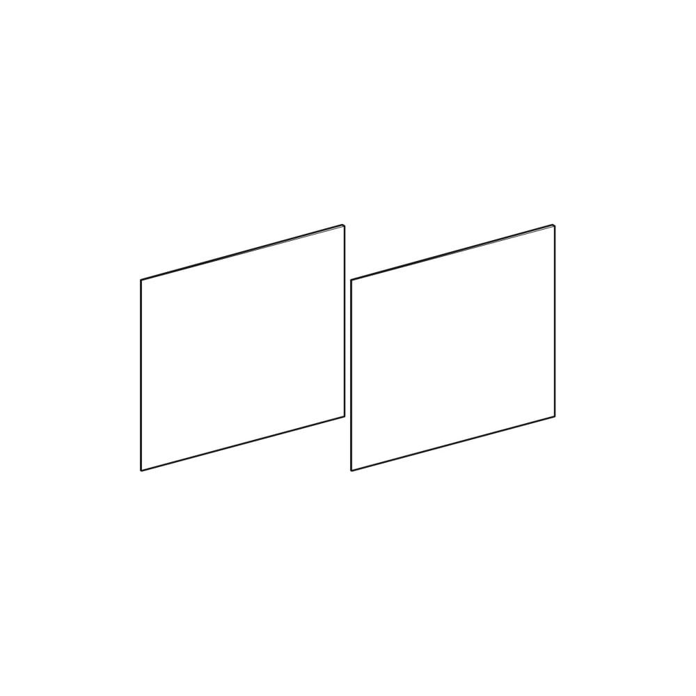 Geberit Set Schubladenfronten für Unterschrank für Doppelwaschtisch Sand, Breite Was... GEBERIT-243894TG1 4025416829430 (Abb. 1)