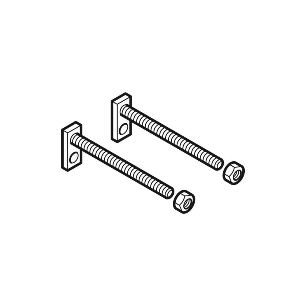 Geberit Set Gewindestangen M12, gekröpft, 2 Stück... GEBERIT-240284001 4025416096856 (Abb. 3)