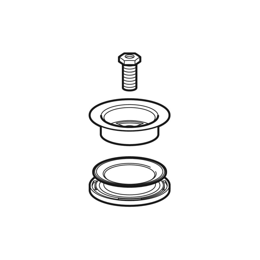 Geberit Badewanne Ablaufventil 1 1/2" Dichtung, Schraube... GEBERIT-241717001 4025416934271 (Abb. 3)