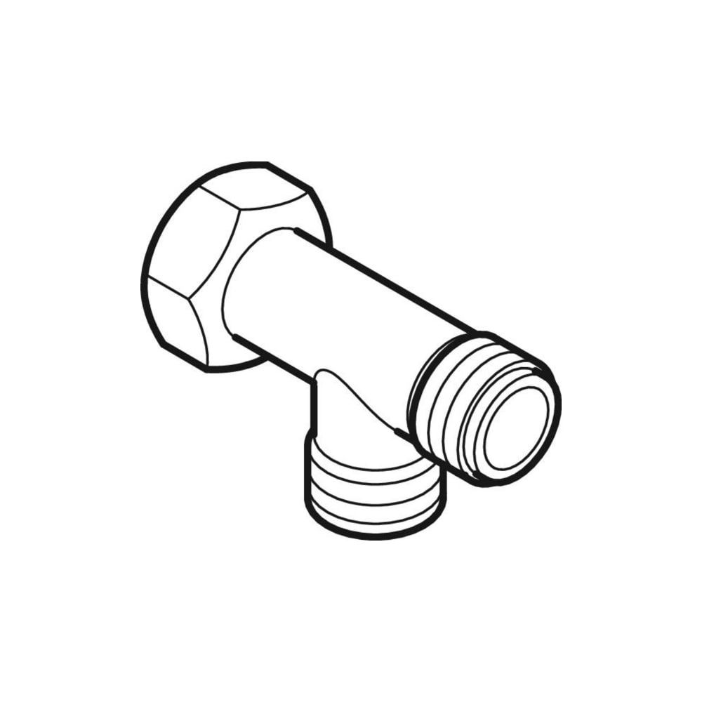 Geberit AquaClean T-Stück mit Außengewinde, Hochglanz verchromt... GEBERIT-240003001 4025416497769 (Abb. 3)