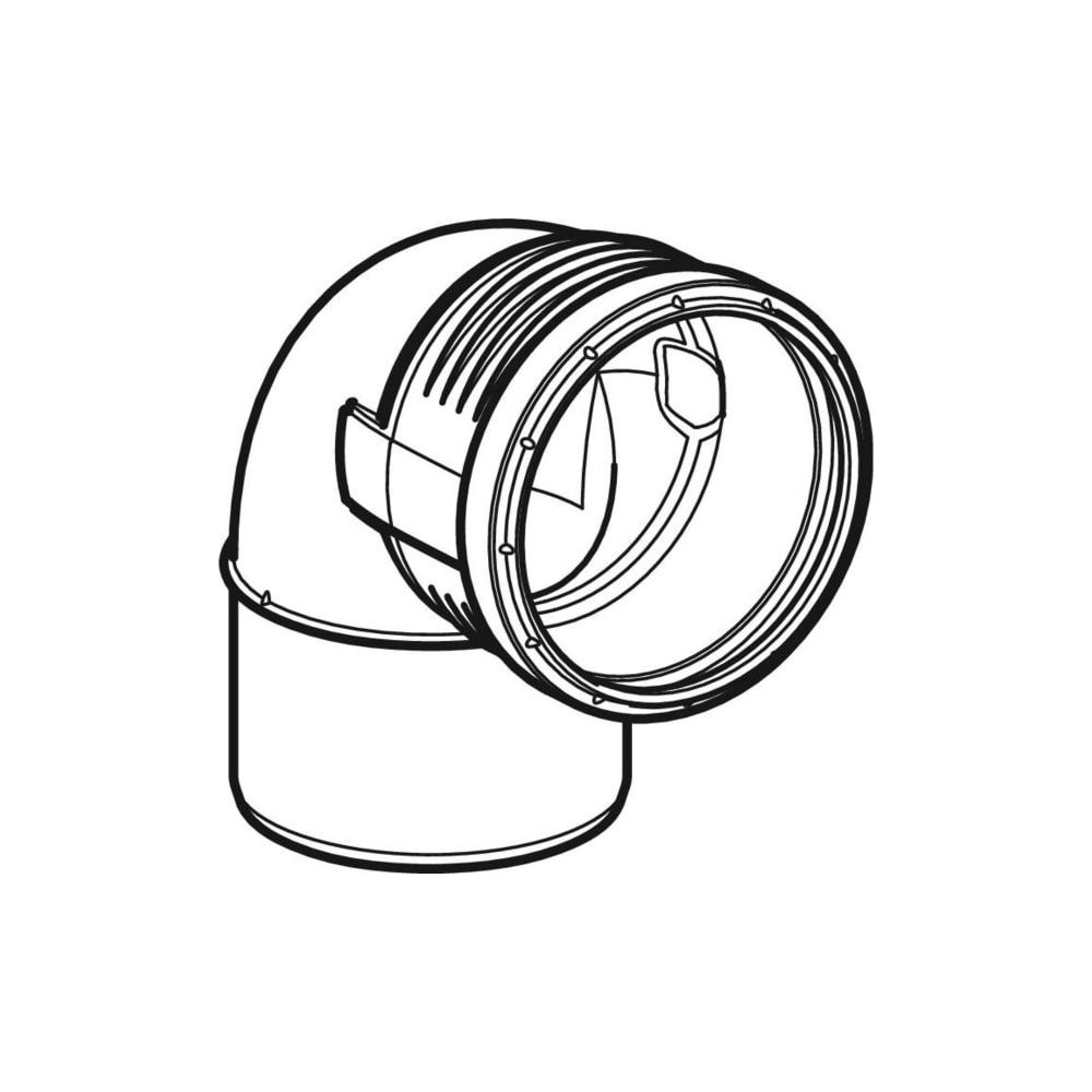 Geberit Silent-PP Bogen 87,5 Grad, Außendurchmesser 160mm... GEBERIT-390724141 4025416084136 (Abb. 3)