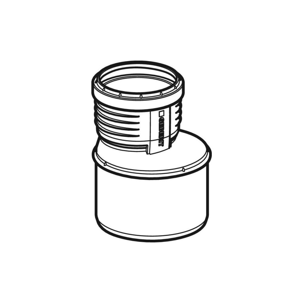 Geberit Silent-PP Reduktion exzentrisch Außendurchmesser 50mm, d1 32mm... GEBERIT-390279141 4025416085447 (Abb. 3)