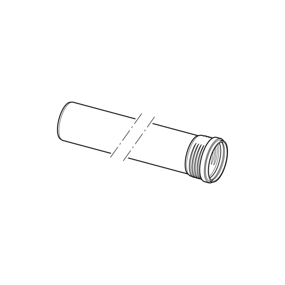 Geberit Silent-PP Rohr mit Muffe Außendurchmesser 75mm, Länge 100cm... GEBERIT-390304141 4025416936589 (Abb. 2)