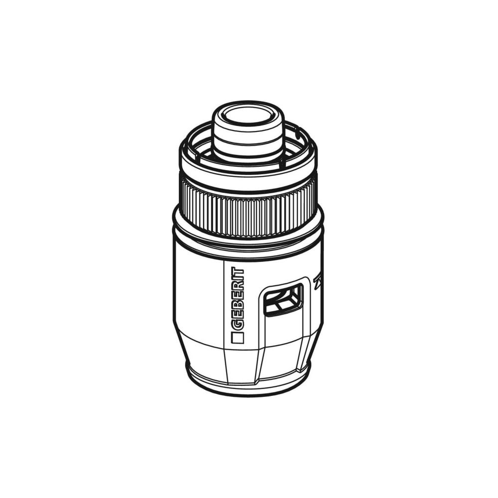 Geberit PushFit Schnellkupplung CW617N, d 16mm, M 25mm... GEBERIT-650652001 4025416712022 (Abb. 3)