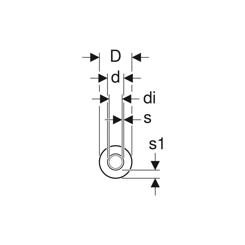 Geberit Mepla Systemrohr ML, rund vorgedämmt, Rollenware d 26mm, Dämmung 6mm, Länge ... GEBERIT-603132001 4025416363262 (Abb. 7)