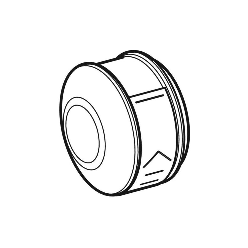 Geberit Kappe auf Verteiler mit Steckanschluss, lösbar CW617N, di 28mm... GEBERIT-653484001 4025416971603 (Abb. 3)