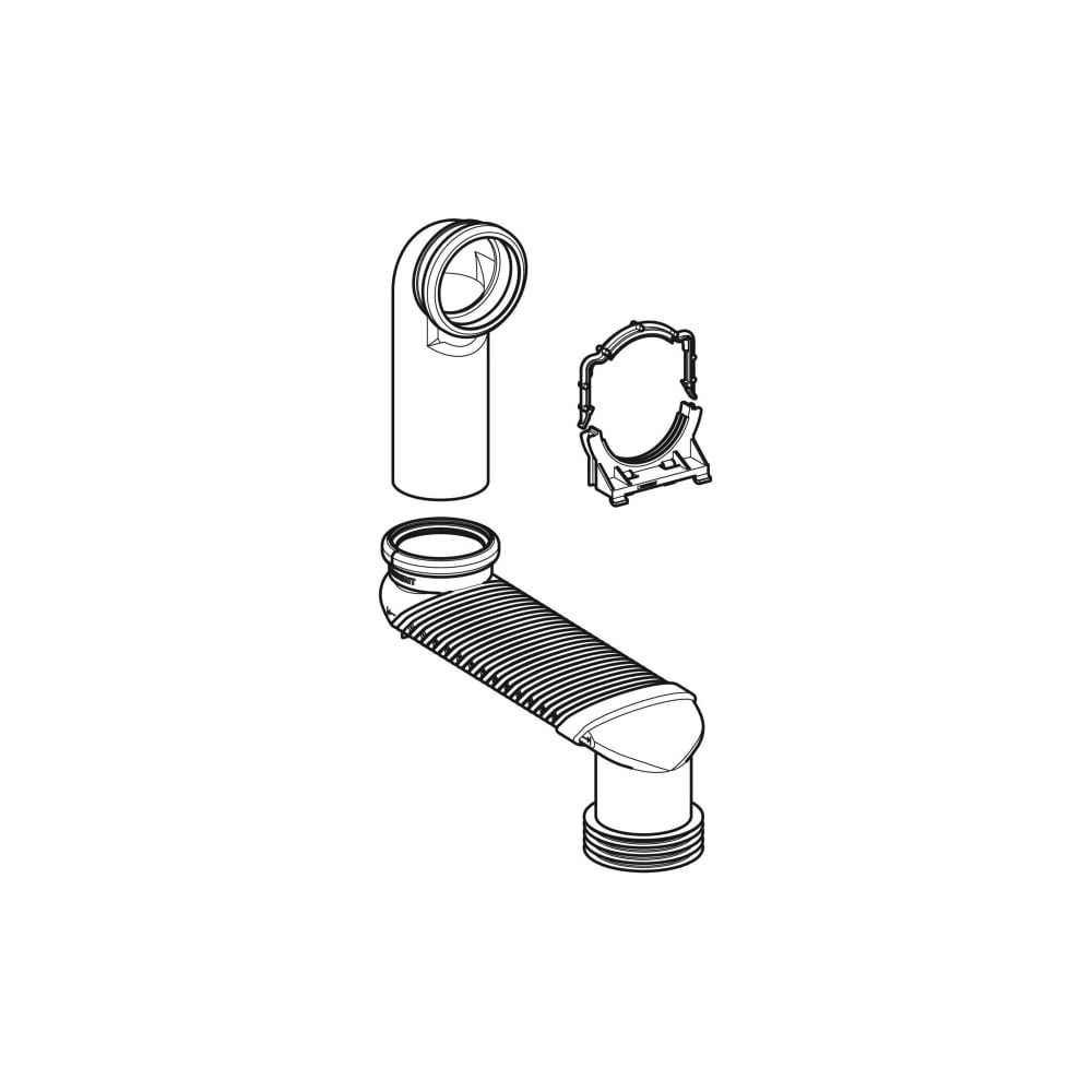 Geberit Set Versprungbogen für Wand-WC... GEBERIT-131088291 4025416073802 (Abb. 3)
