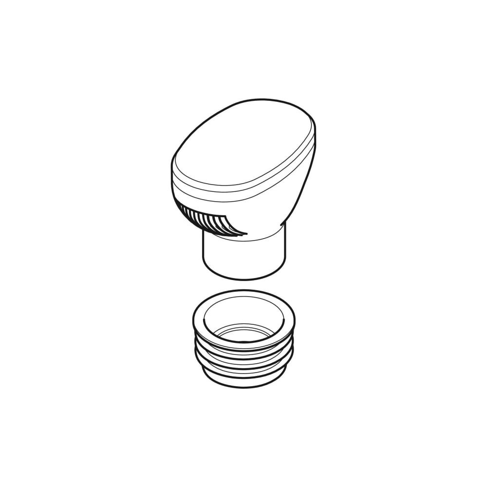Geberit Belüftungsventil GRB90, für Geberit PE d 90mm, d1 103,5mm, di 75mm... GEBERIT-310006001 4025416082644 (Abb. 3)