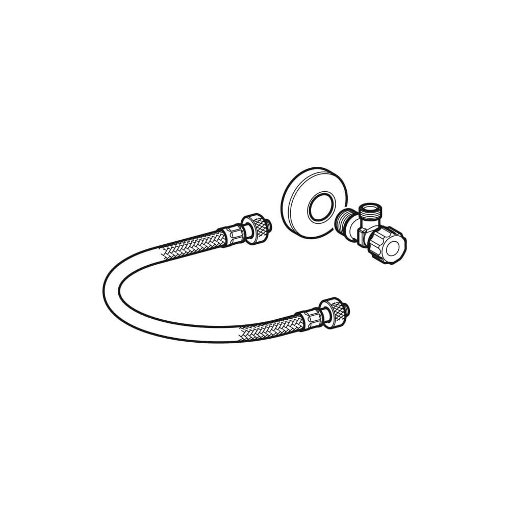 Geberit Wasseranschlussset konventionell, für Geberit AquaClean Sela/Tuma... GEBERIT-147045001 4025416212829 (Abb. 3)