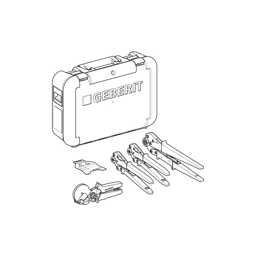 Geberit Mepla Handpresswerkzeug im Koffer Außendurchmesser 16/20/26mm... GEBERIT-690486004 4025416114512 (Abb. 5)
