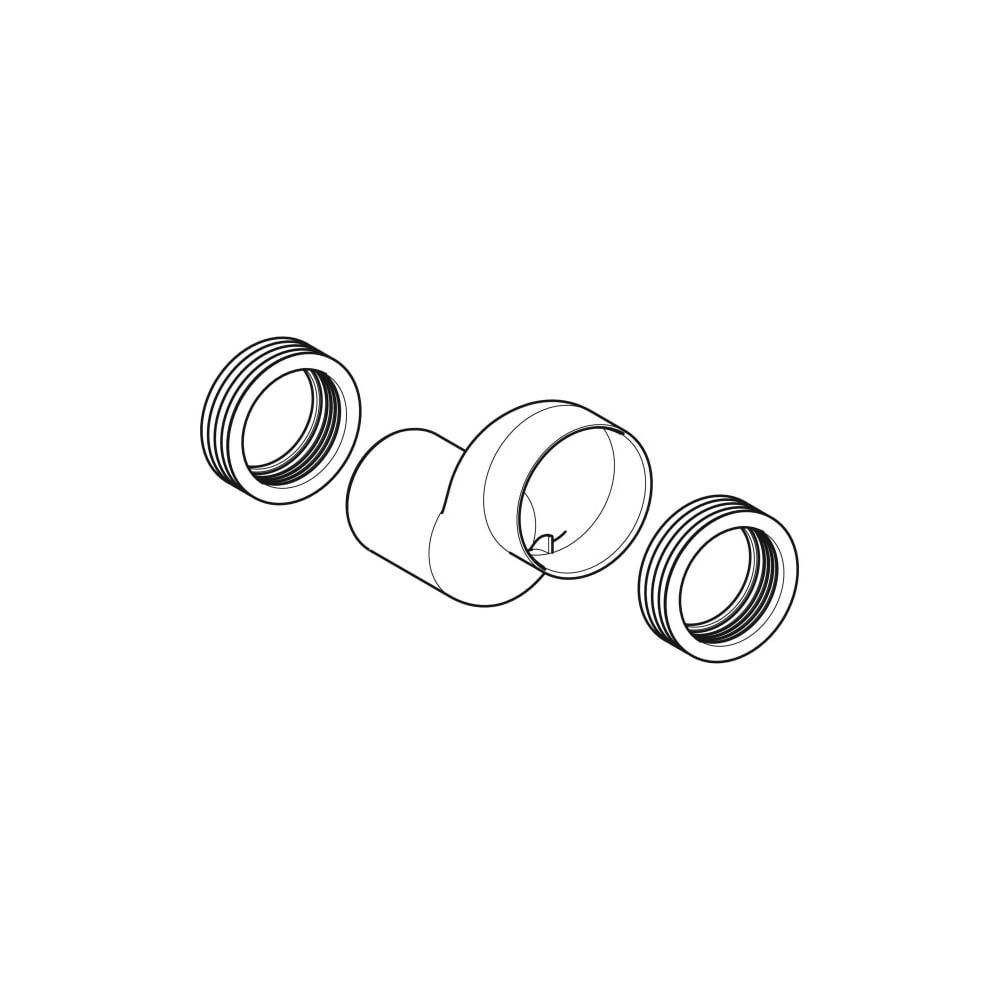 Geberit Set Anschlussstutzen für Wand-WC 7cm, etagiert... GEBERIT-131108111 4025416119432 (Abb. 3)