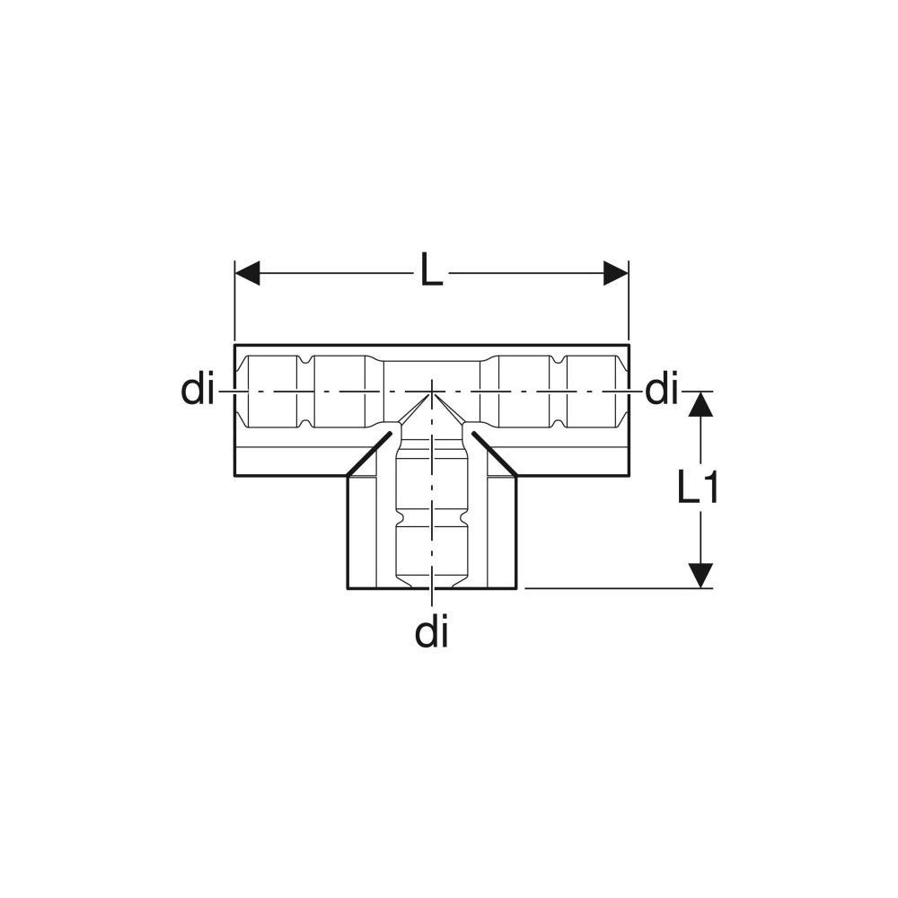 Geberit Abschluss für T-Stück PE-HD, di 16/20mm... GEBERIT-601837001 4025416101505 (Abb. 5)
