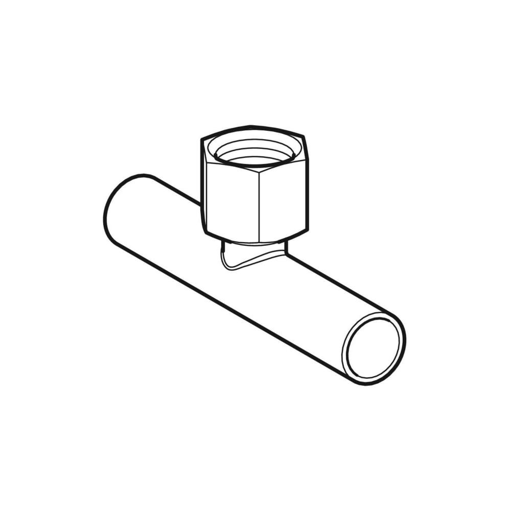 Geberit Mapress C-Stahl T-Stück mit Innengewinde, Einschubenden d 35mm, Rp 1/2″, d1 35mm... GEBERIT-21344 4024723213444 (Abb. 3)