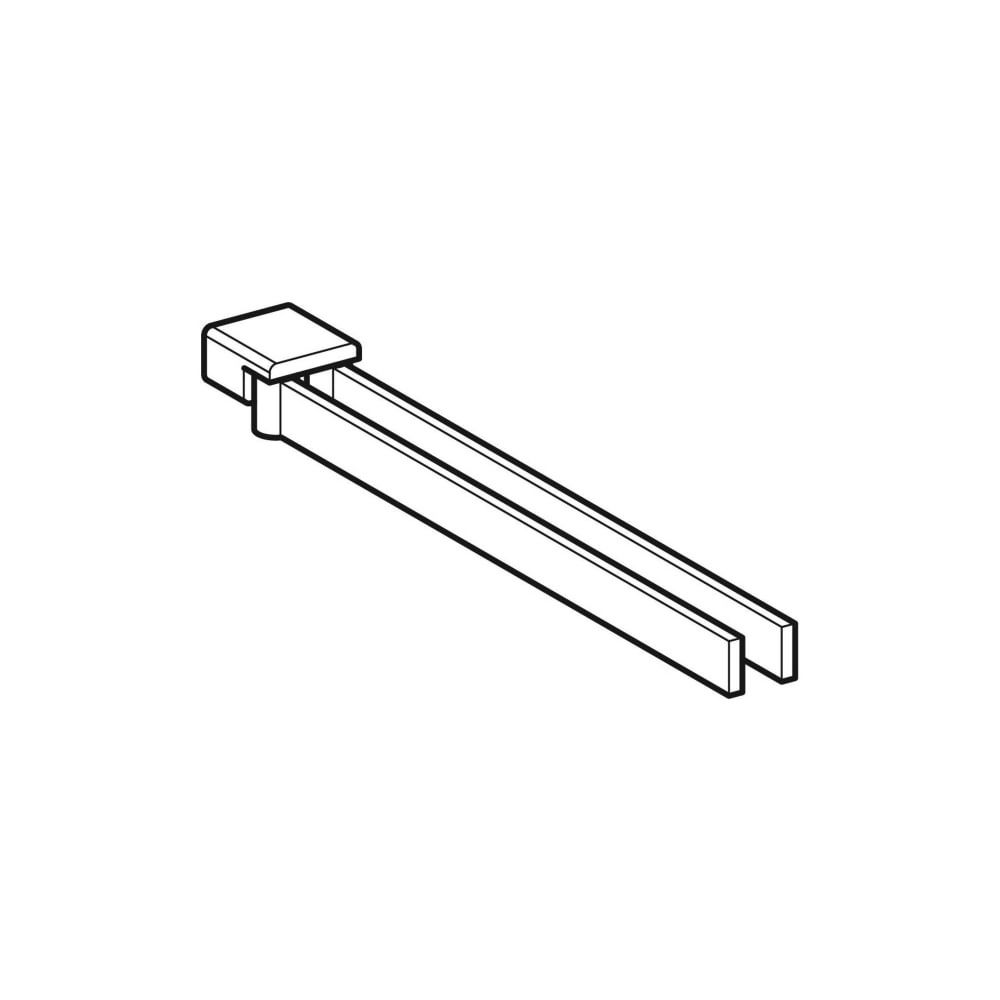 Geberit Doppelhandtuchhalter für Geberit Monolith Sanitärmodul für Waschtisch Hochgl... GEBERIT-131110211 4025416165521 (Abb. 3)