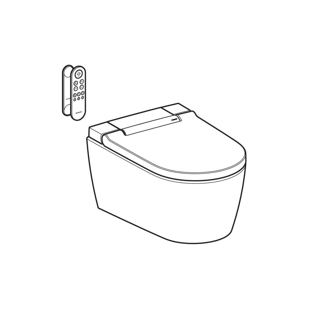 Geberit AquaClean Sela WC-Komplettanlage Wand-WC, Mattweiß... GEBERIT-146220JT1 4025410059222 (Abb. 3)