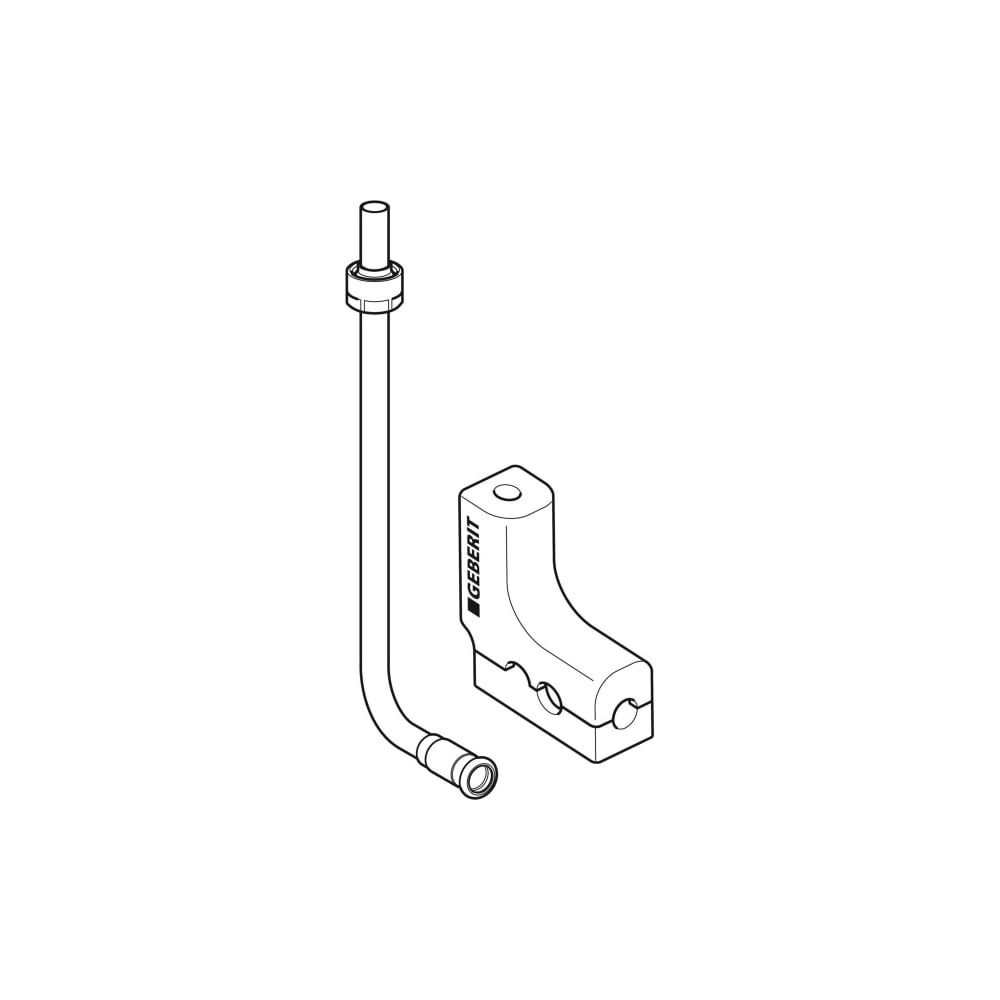 Geberit Mapress Metallrohr-Anschlussbogen 90 Grad mit Dämmbox Anschlussverschr. für Euro... GEBERIT-63126 4025410585226 (Abb. 3)