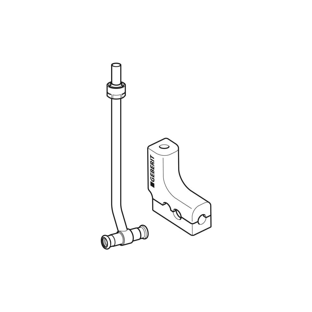 Geberit Mapress Metallrohr-Anschluss-T-Stück mit Dämmbox Anschlussver. für Eurokonus Kup... GEBERIT-63127 4025410585233 (Abb. 3)