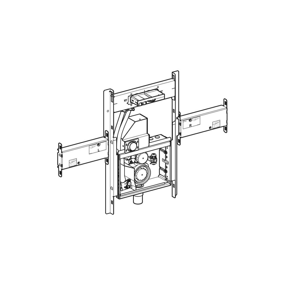 Geberit GIS Set für ONE Waschtisch verkürzte Ausladung, ONE Wandarmatur, UP-Drehgeru... GEBERIT-461474001 4025416781004 (Abb. 3)