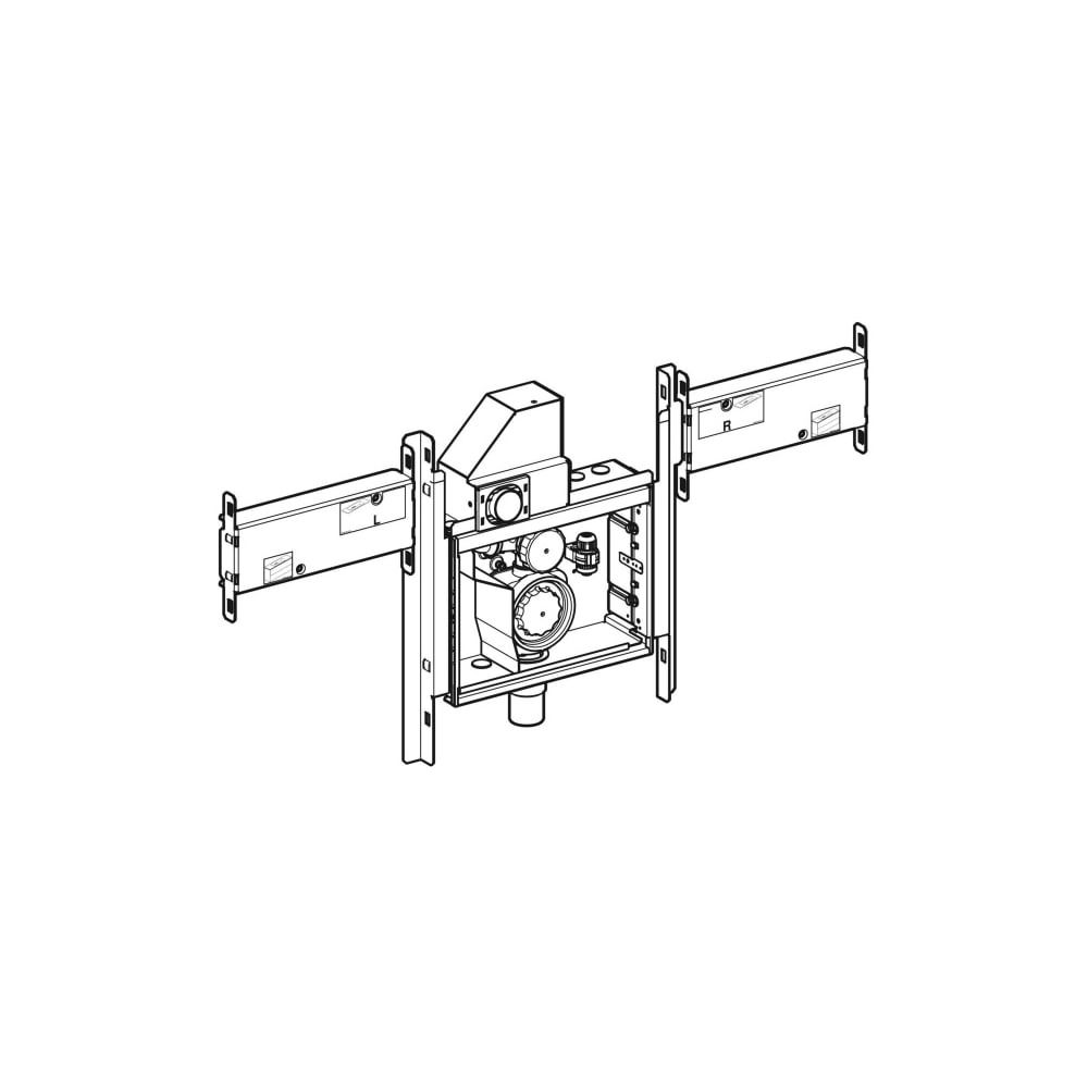 Geberit GIS Set für ONE Waschtisch verkürzte Ausladung, mit UP-Drehgeruchsverschluss... GEBERIT-461483001 4025416608653 (Abb. 3)