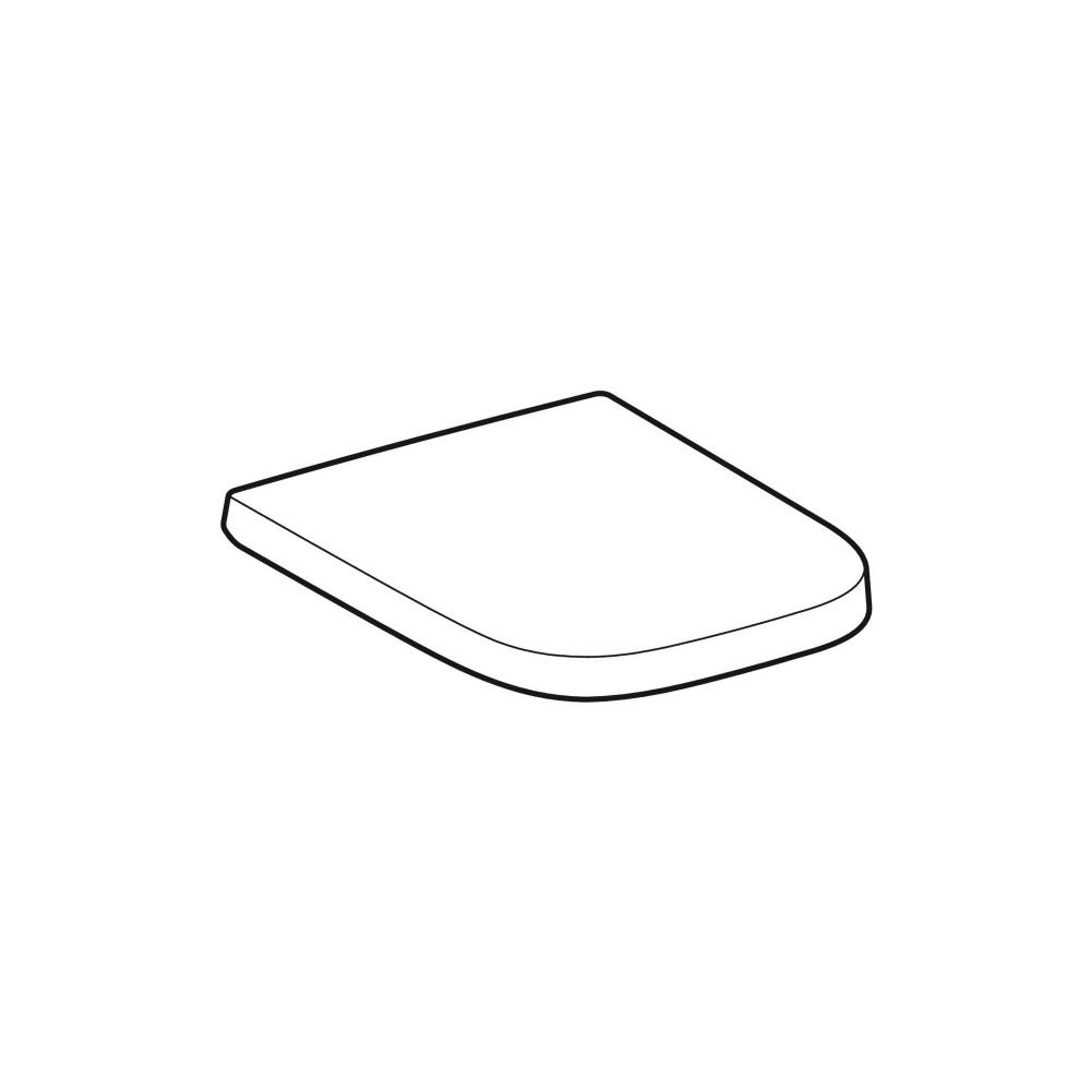 Geberit Renova Plan WC-Sitz, eckiges Design Quick-Release, für WC teilgeschlossene F... GEBERIT-500692011 4025416709718 (Abb. 3)