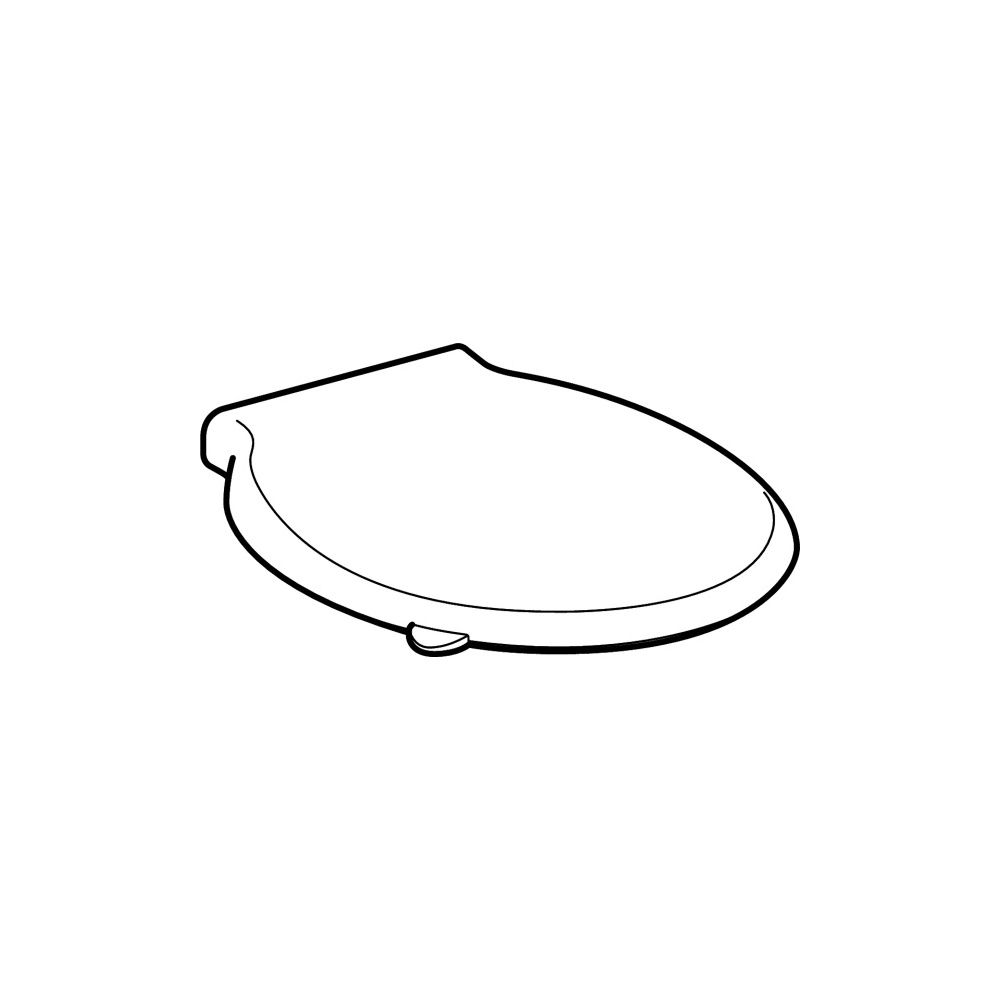 Geberit Renova Comfort WC-Sitz barrierefrei, antibakteriell, Befestigung von oben oh... GEBERIT-500679011 4025416224488 (Abb. 3)
