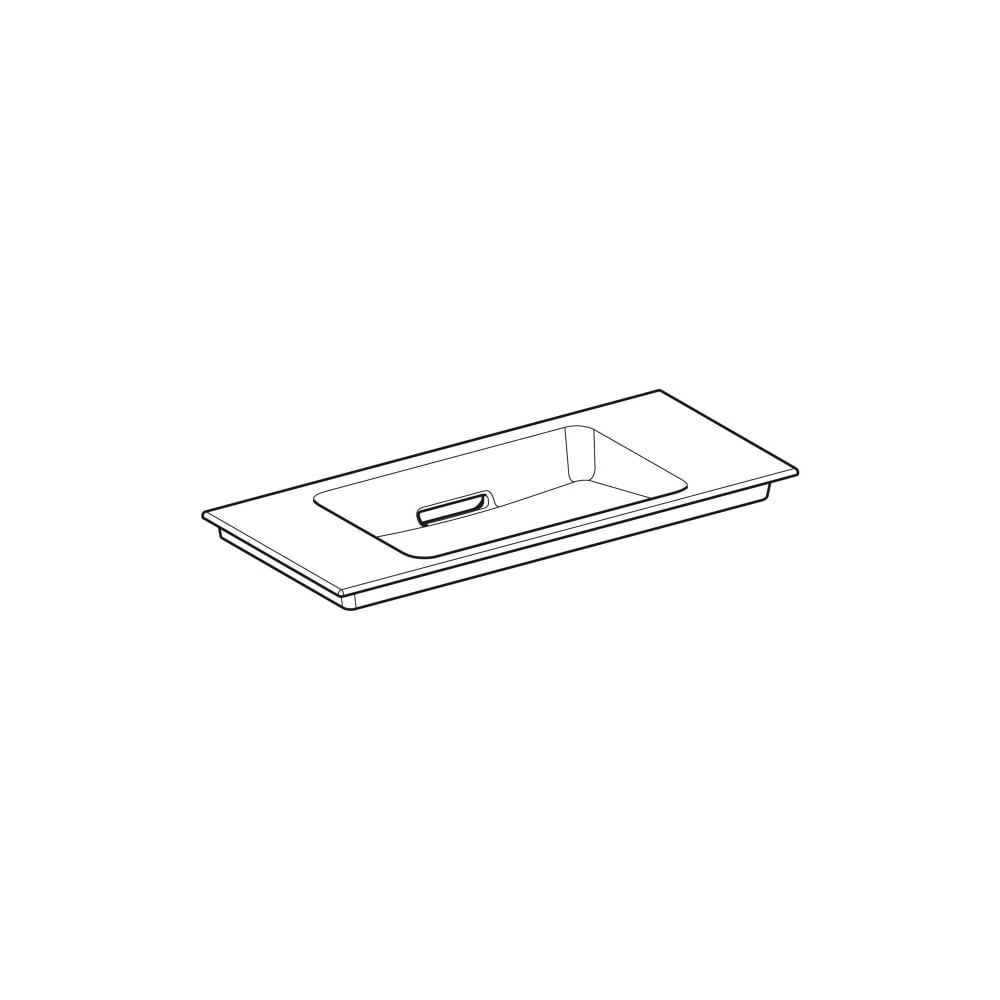 Geberit ONE Möbelwaschtisch Abgang horizontal verk. Ausladung 90cm T 40cm o. Hahnl. ... GEBERIT-500395011 4025410572431 (Abb. 3)