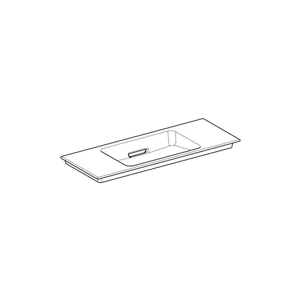 Geberit ONE Möbelwaschtisch Abgang horizontal verk. Ausl. B 105cm T 40cm o. Hahnl. Ü... GEBERIT-500396011 4025410572356 (Abb. 3)