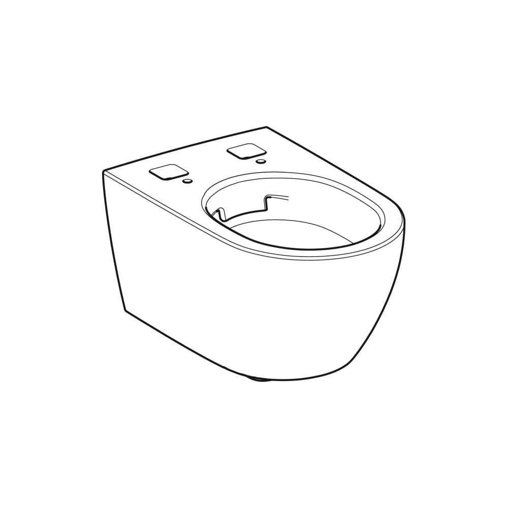 Geberit Wand-Dusch-WC für Unterputzspülkasten, Geberit AquaClean Tuma Alpinweiß/glän... GEBERIT-243308111 4025416545729 (Abb. 3)